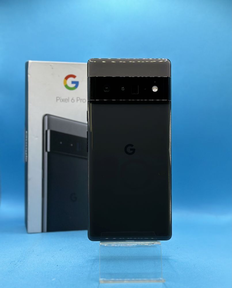 Google Pixel 6 Pro, 128GB, 12GB RAM, Dual SIM, 5G, Stormy Black
