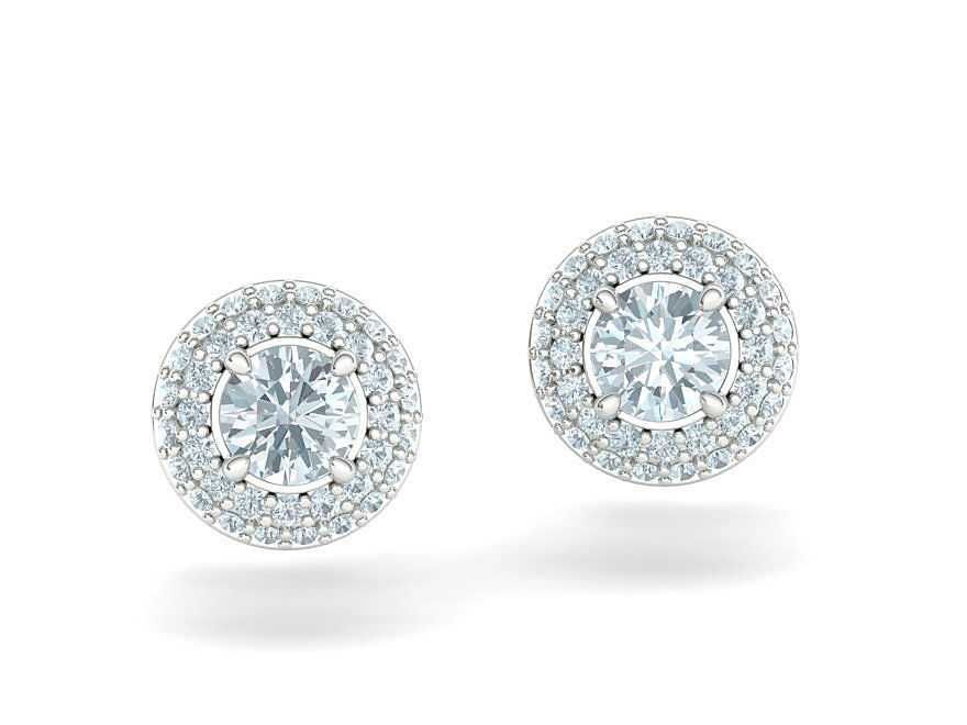 Oбеци з 14к с 0.96ct Диаманти