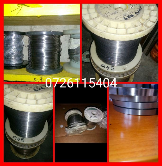 OFERTA!! Sarma nichelina /Platbanda nichelina (Fir rotund/Plat)