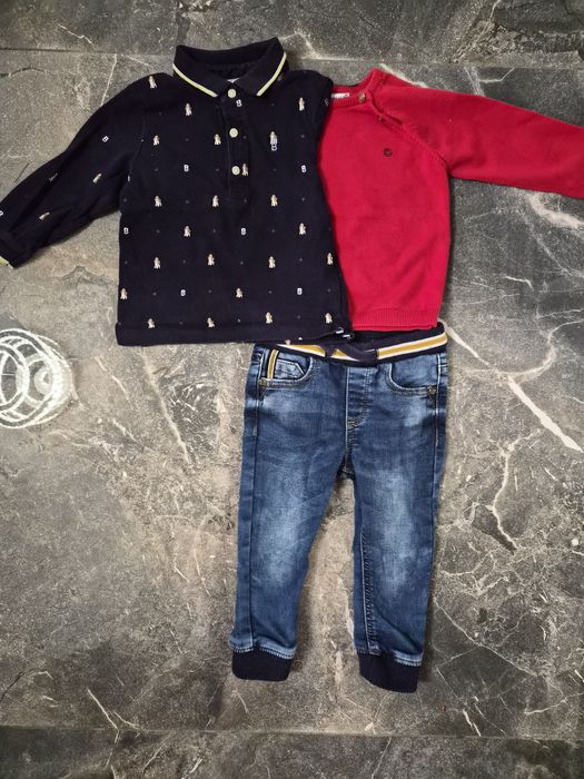 Лот Майорал зимни дрешки за момче размер 12 месеца / 1 година - 80 см