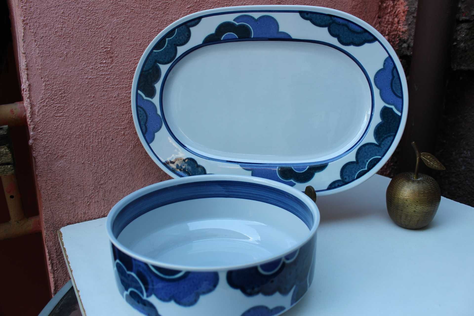 Platou si bol portelan colectie VILLEROY & BOCH Blue Cloud