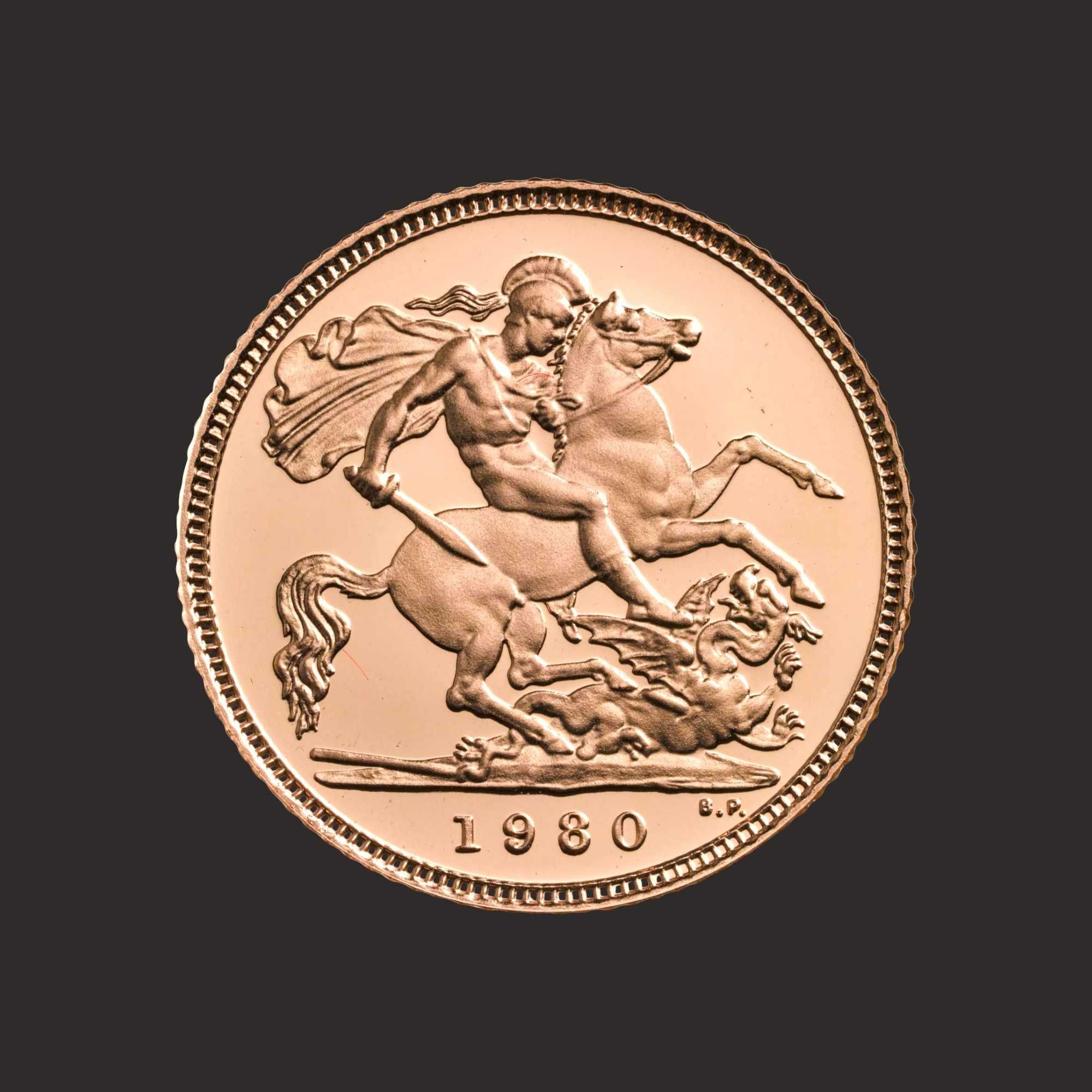 Moneda aur Half Sovereign Regina Elisabeta a II-a - TVA 0%– IN STOC