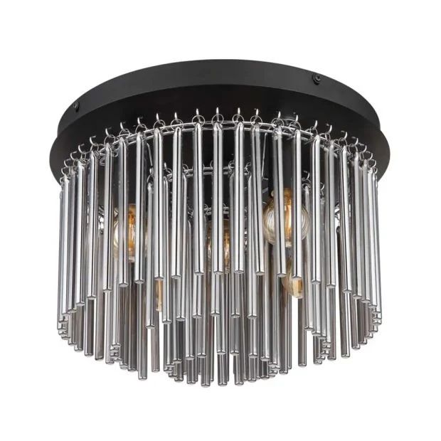 Плафон със стъклени пръчици