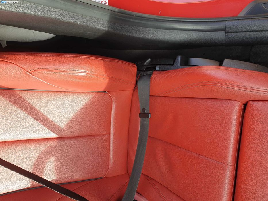 Interior Piele Rosie Scaun Scaune Stanga Dreapta Fata FARA Incalzire si Bancheta cu Spatar Fara Rabatare BMW Seria 3 F30 Berlina Sedan 2011 - 2019 [K1157]