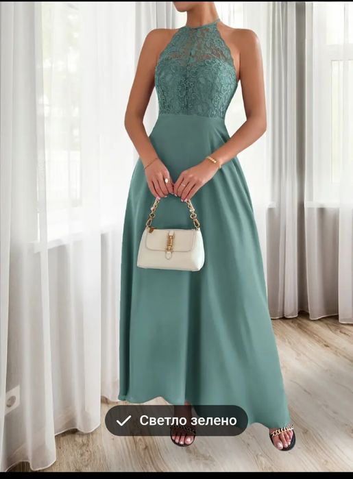 елегантна дамска рокля S