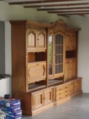 Mobilier living din lemn masiv import Germania