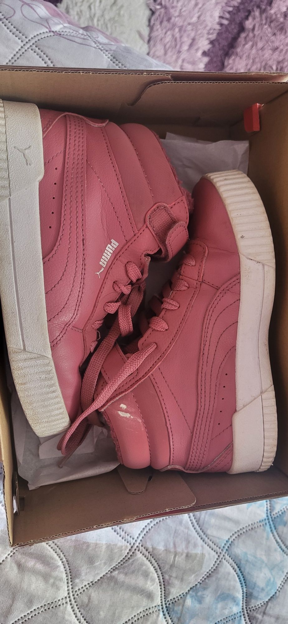 Оригинални детски зимни кецове PUMA за момиче