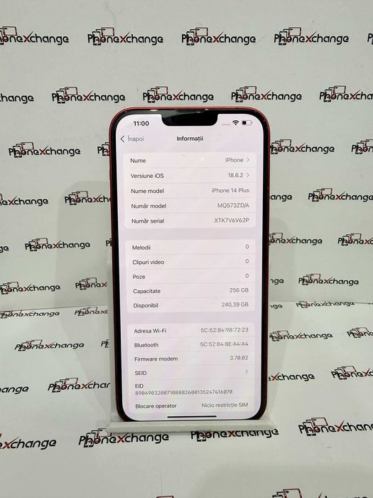 iPhone 14 Plus Red Neverlocked 256GB