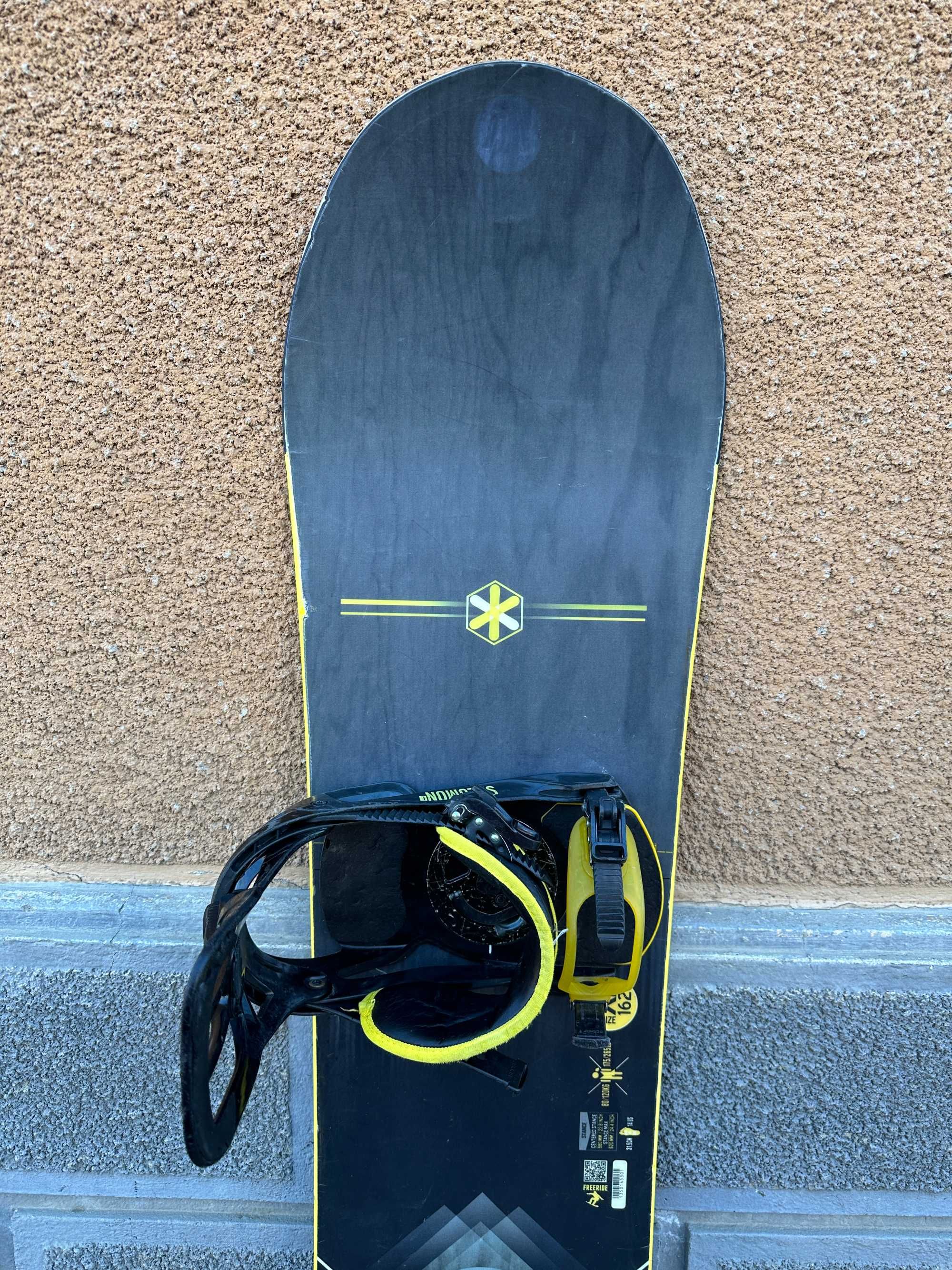 placa snowboard salomon quattro wide L162cm