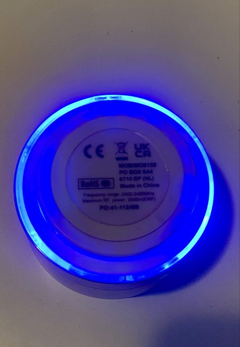Boxă portabilă bluetooth - Platinum cu LED albastru și microfon