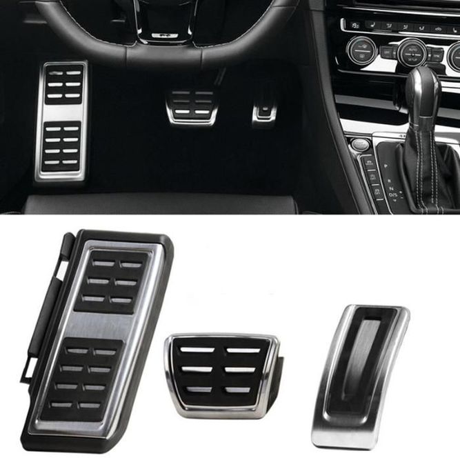 Set Pedale Inox + Footrest transmisie Auto DSG VW Golf 7,Audi A3 ,Skod