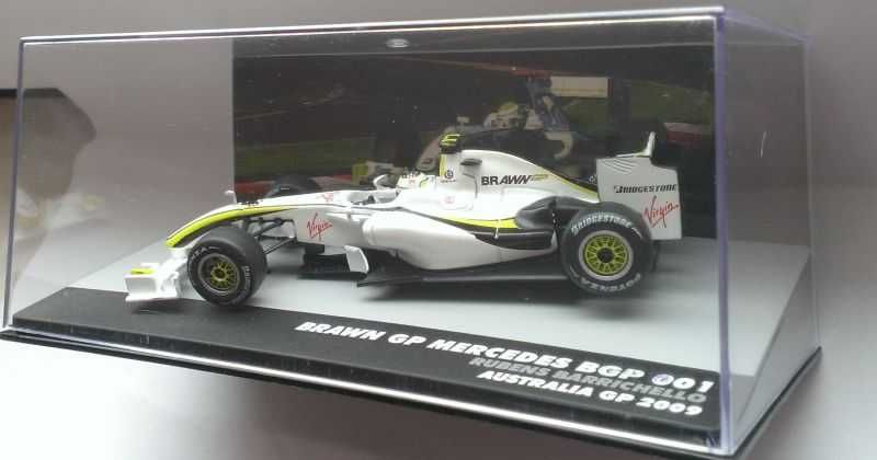 Macheta Brawn GP 001 (Barrichello) Formula 1 2009 - IXO/Altaya 1/43 F1