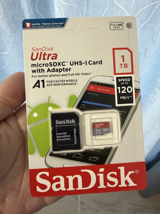 Card microSD SanDisk Ultra - 1TB - Nou / Sigilat