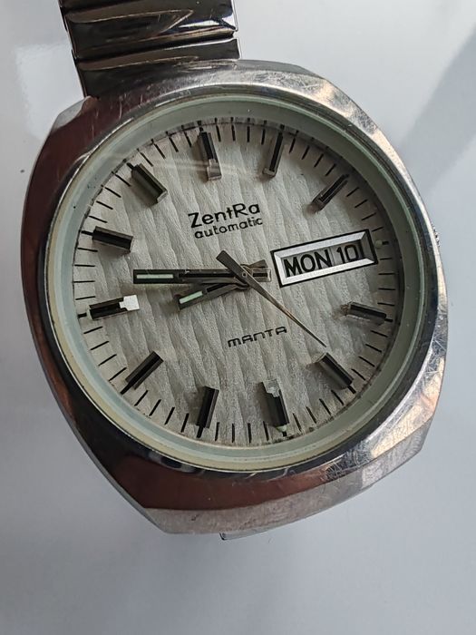 Ceas ZentRa Manta Automatic Calendar Funcționează impecabil!