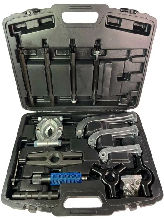 Комплект хидравлични скоби и сепаратор за лагери 10 тона  KRAFTWELLE