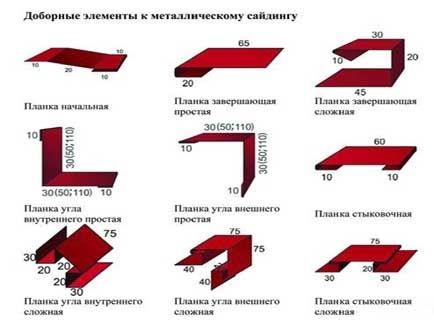 Откосы, отливы из металла.