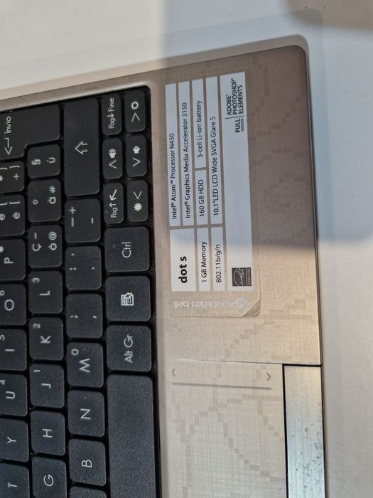 Mini laptop Packard Bell perfect funcțional