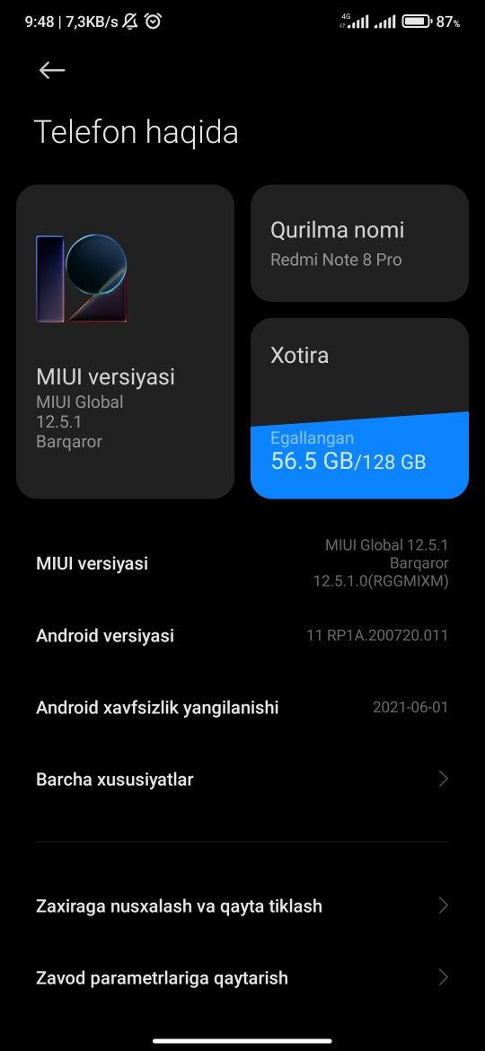 Redmi note 8 pro