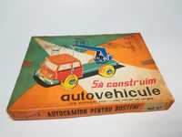 Jucarie veche Romanesca Autocamion pentru bușteni ,jucărie de colecție