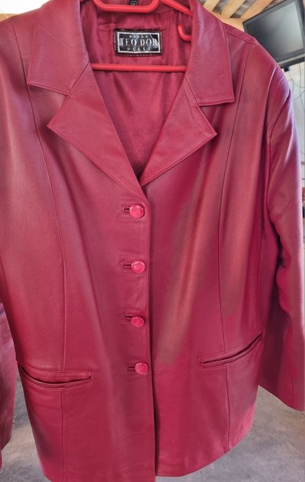 Geaca piele de damă