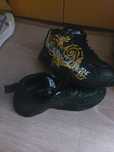 Adidasi negri Versace jeans couture