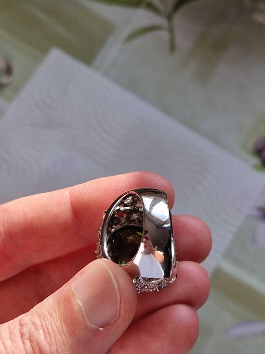 Inel vintage din argint 925, lucrat artistic