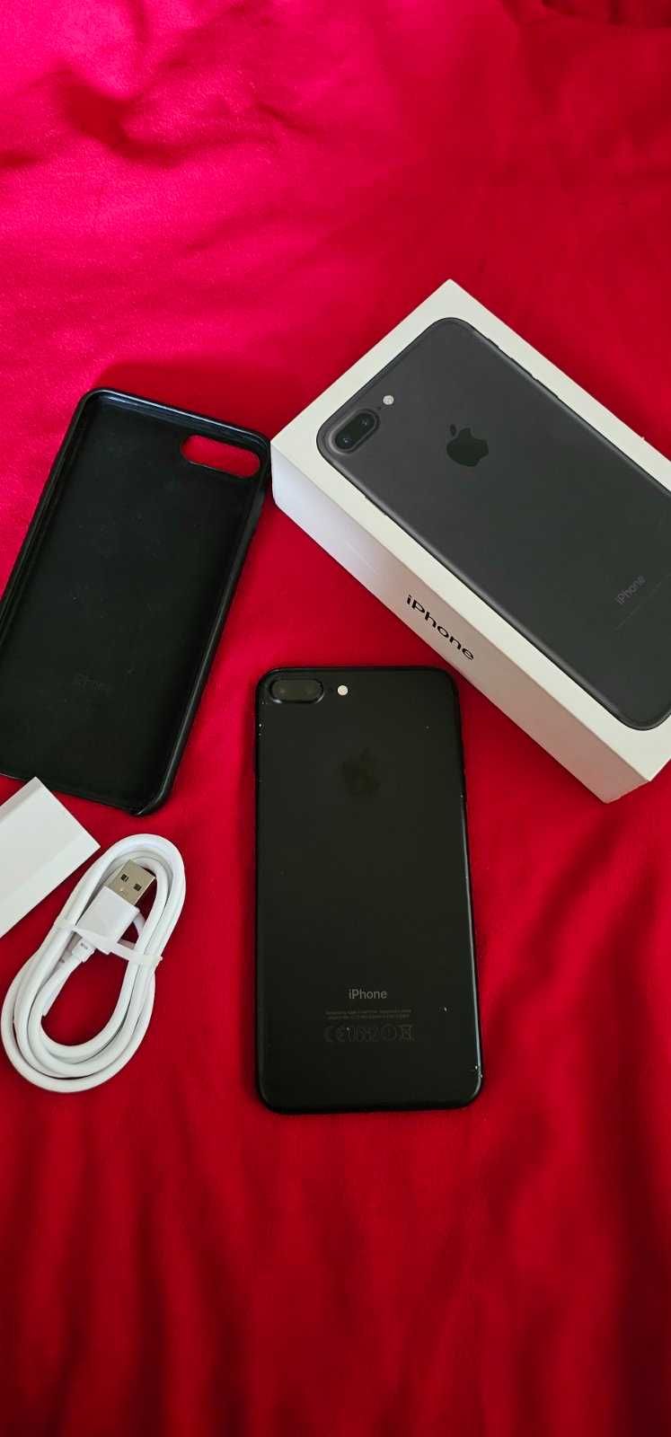 iPhone 7 Plus Black 128 GB 100% battery-Чисто нов!