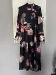 Rochie Zara midi, in stil asiatic