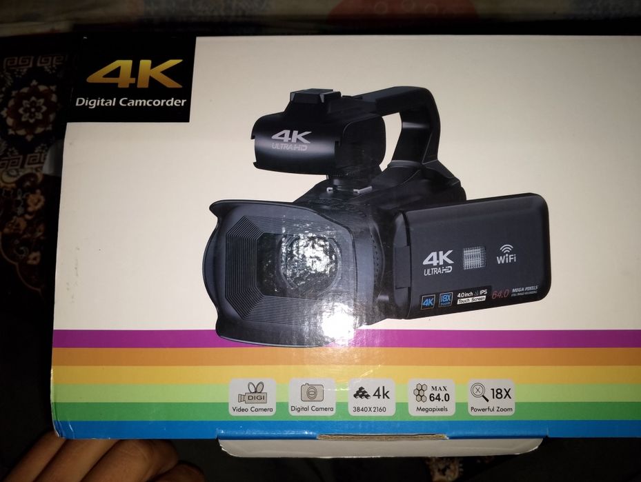 4K Full Video Kamera yangi