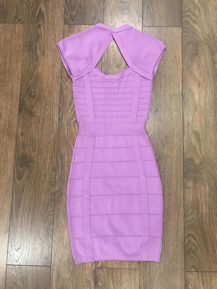 Еластична лилава рокля размер XS/S
