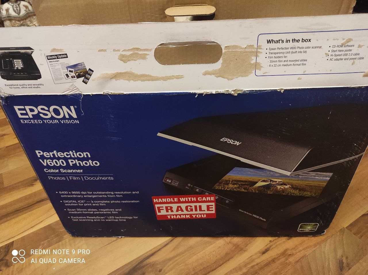 Сканер Epson Perfection V600 Эпсон. Новый