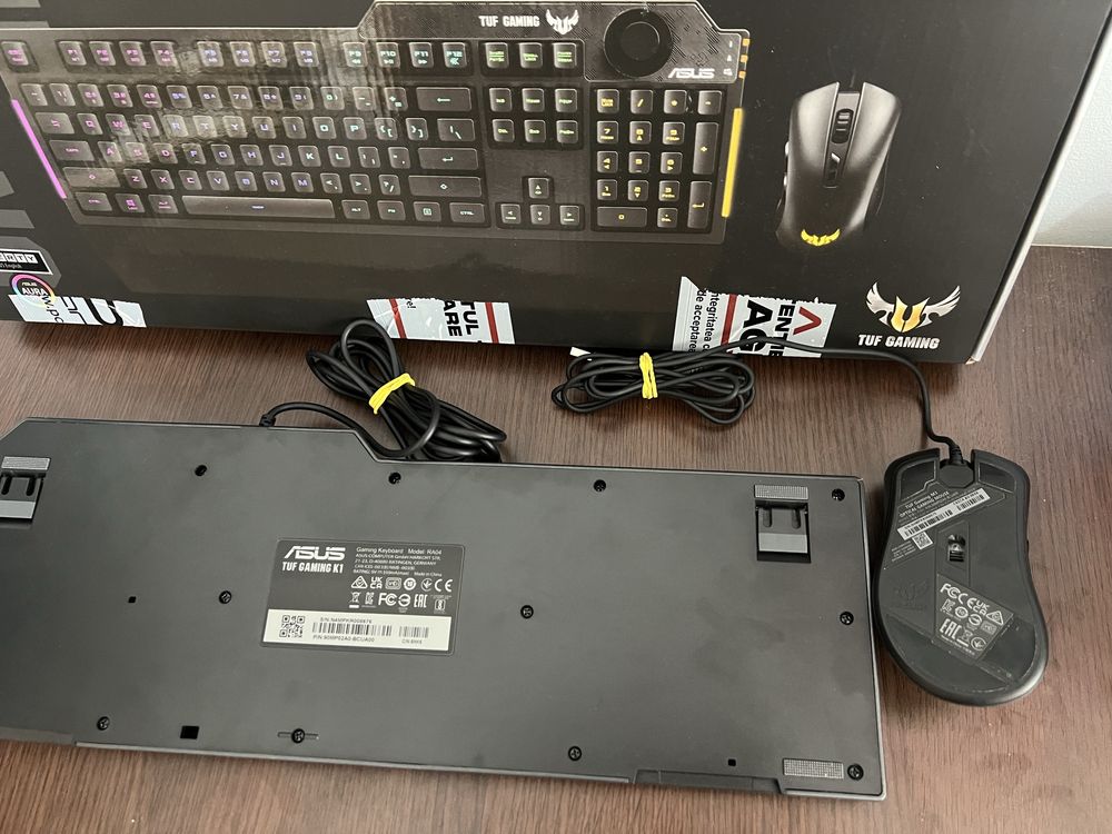 Asus Tuf Gaming Combo k1 k3 mouse tastatura ca nou fullbox