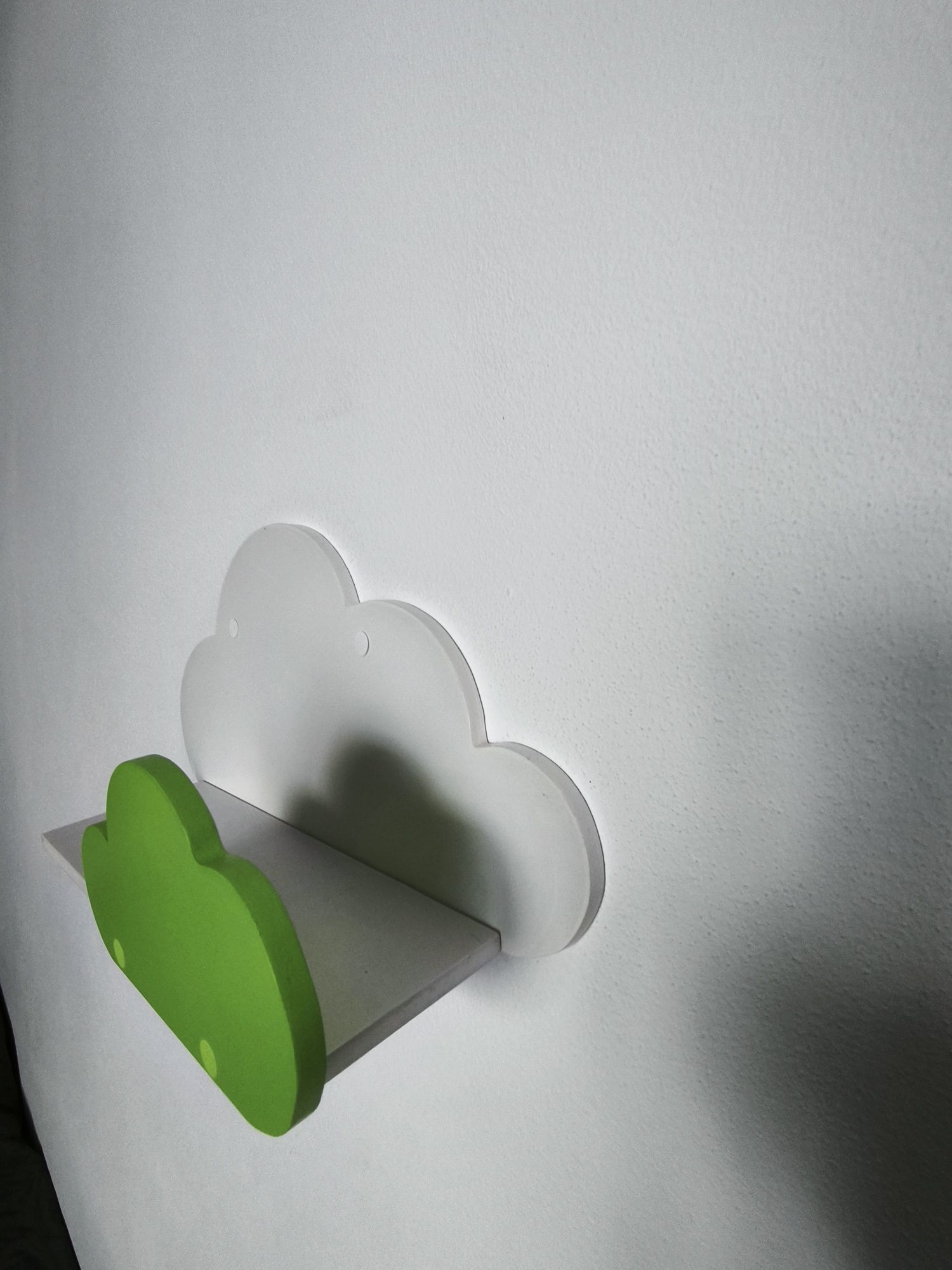 Biblioteca pt copii din lemn (tip Montessori) cu raft in forma de nor