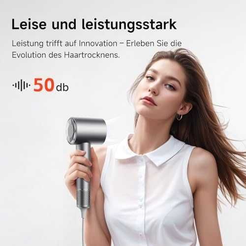 Нов Мощен професионален сешоар – лек, безшумен, бързо сушене, 6 режима