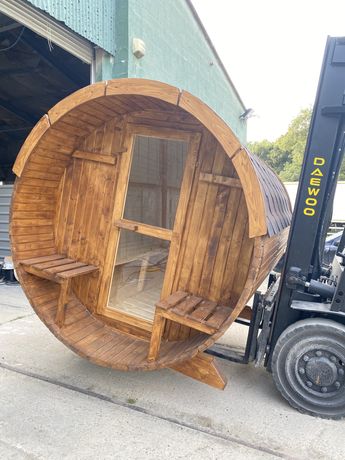 Sauna exterior din lemn
