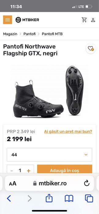 Incaltaminte ciclism nr 40,5, nr 43 si nr. 44,5