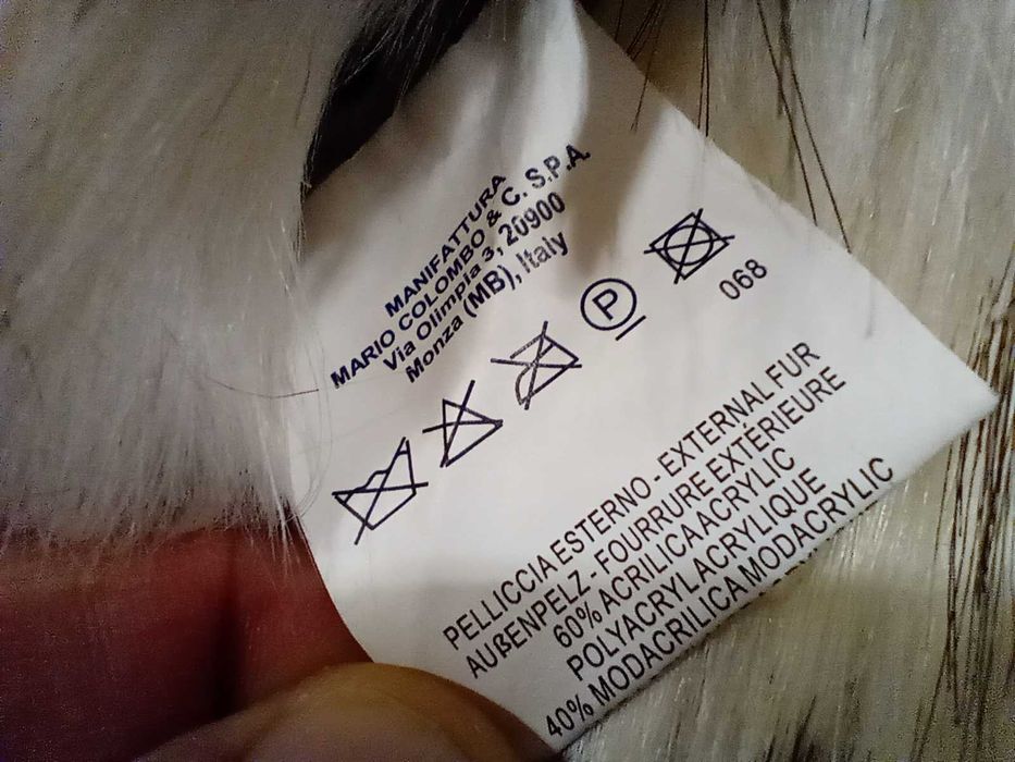 Colmar женско ДВУЛИЦЕВО пухено яке естествен косъм 90% пух перфектно