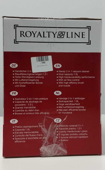 Aspirator cu cablu Royalty+Line 1200W (#1449#)