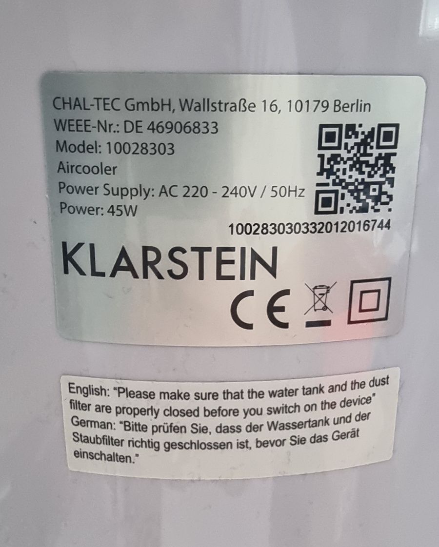 Небостъргач кула Klarstein 45w