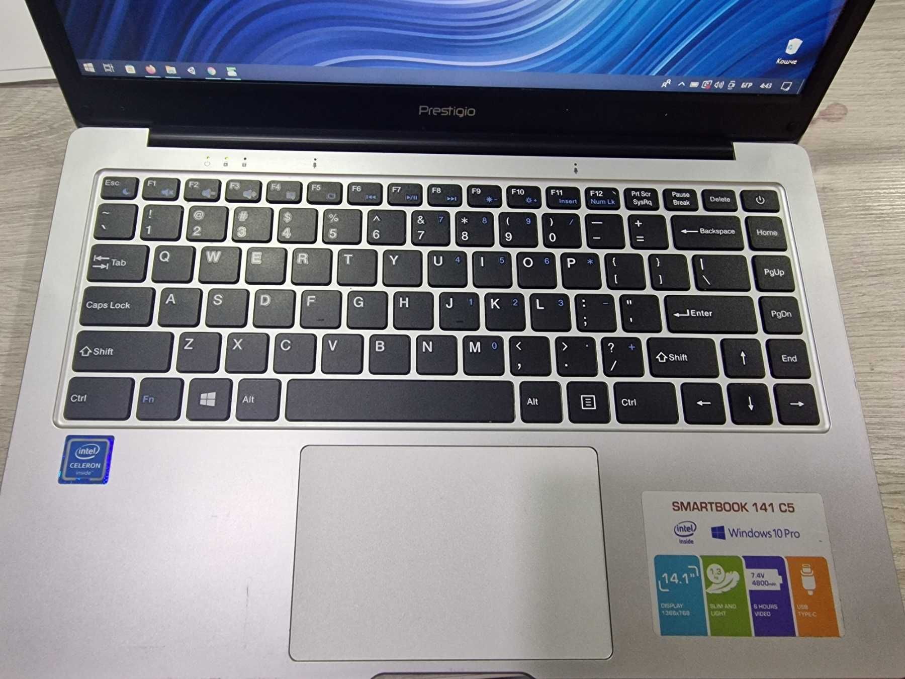 Лаптоп Prestigio SmartBook 141 C5, 14.1"