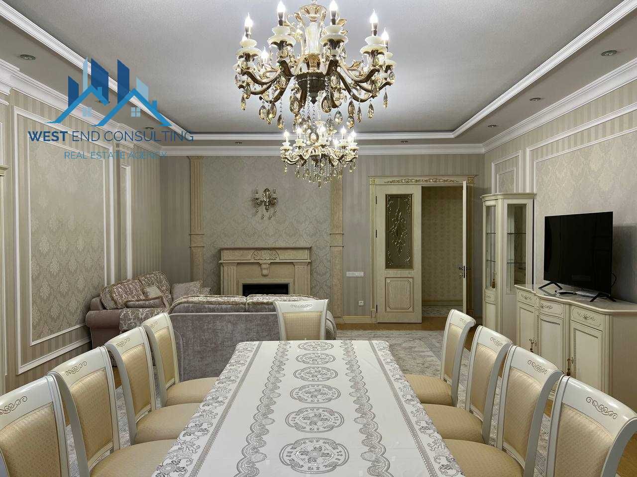 ГАБУС | For Rent |  180м2 - 4 комнат, С новым Евроремонтом