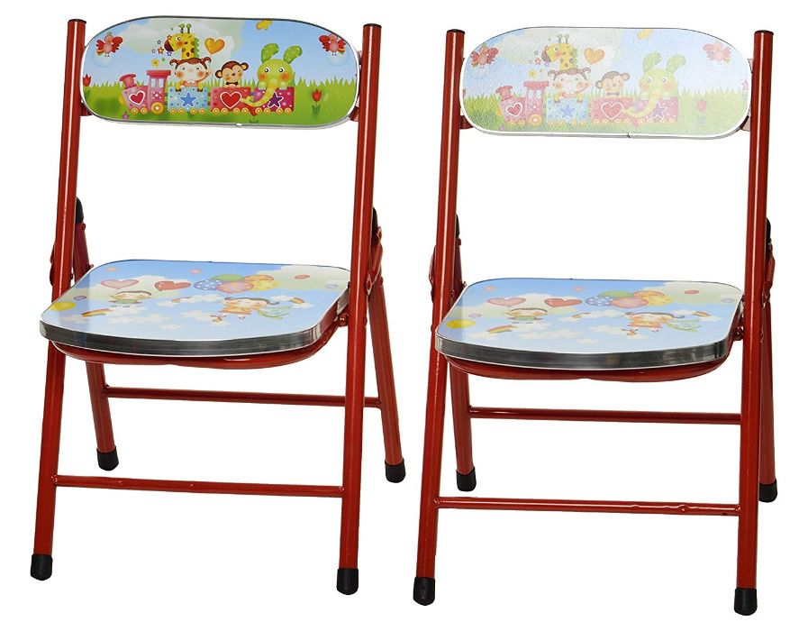 Set Masa rotunda pentru copii cu 2 scaune pliabile