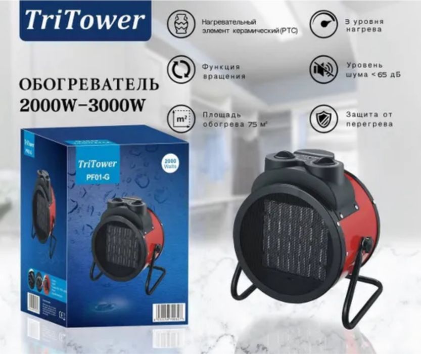 Обогреватель пушка 2кВт, 3кВт,4квт, 5квт