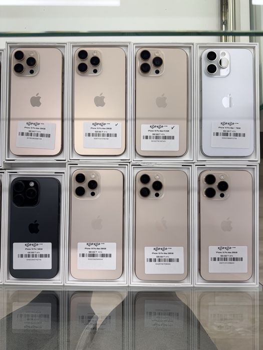 iPhone 16 Pro и Pro Max в ассортименте