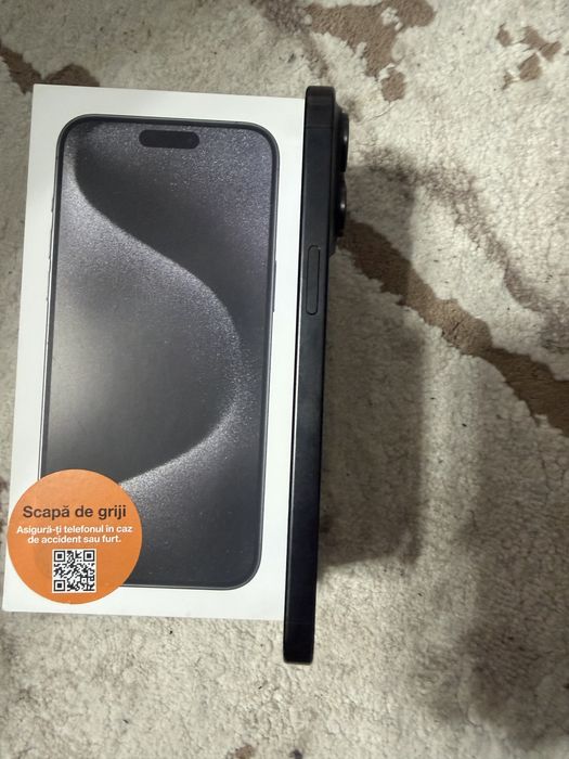 iphone 15 pro max 256 gb black fullbox ca nou impecabil