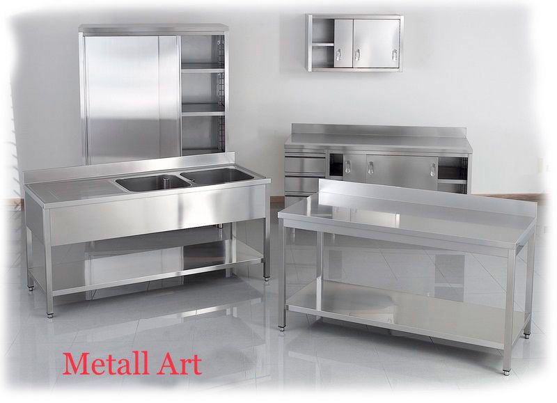 Мебель из нержавеющей стали от Metall Art