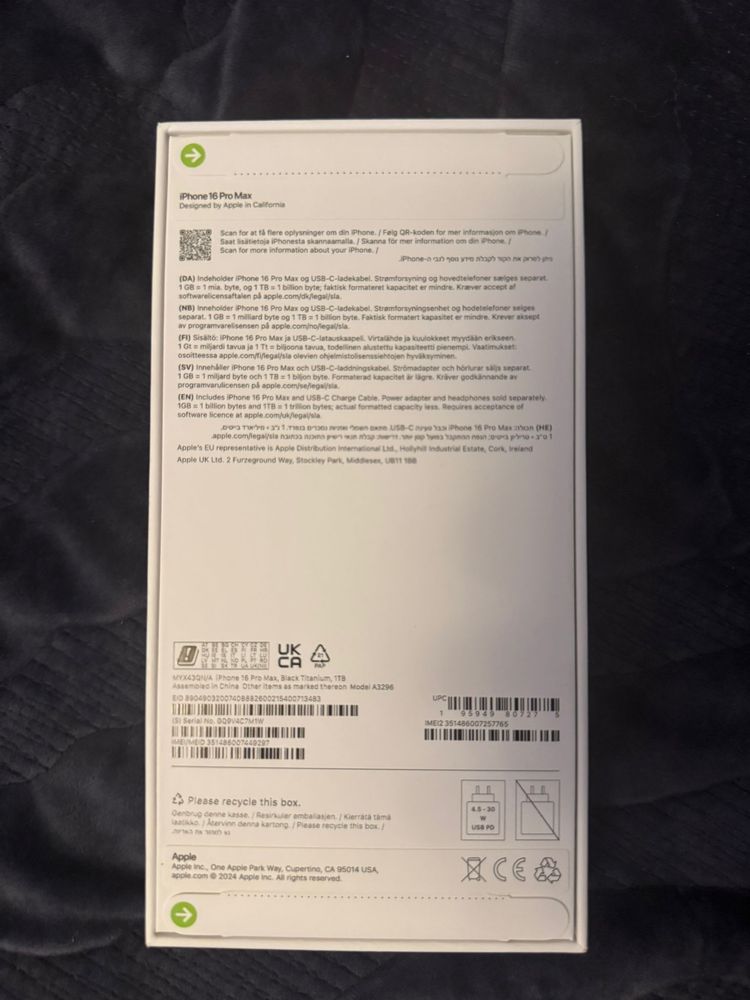 Iphone 16 Pro Max 1Tb