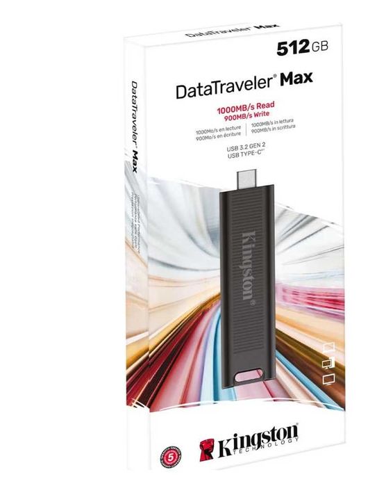 Stick sigilat  - Kingston DataTraveler Max USB 3.2 Gen 2 Series 512