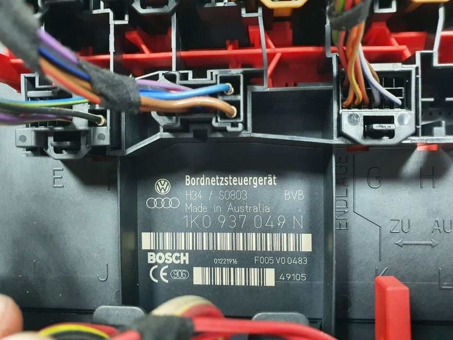 Calculator confort BCM  VOLKSWAGEN TOURAN 1T1, 1T2 2003 - 2010 2.0 TDI 16V BKD  1K0937049N