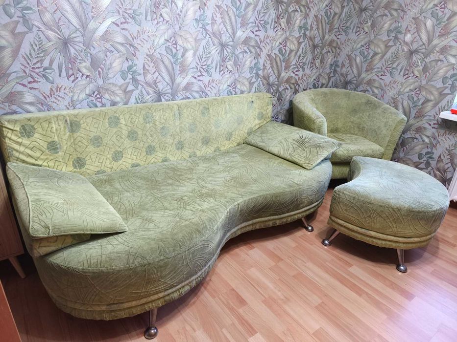 Диван кресло пуфик